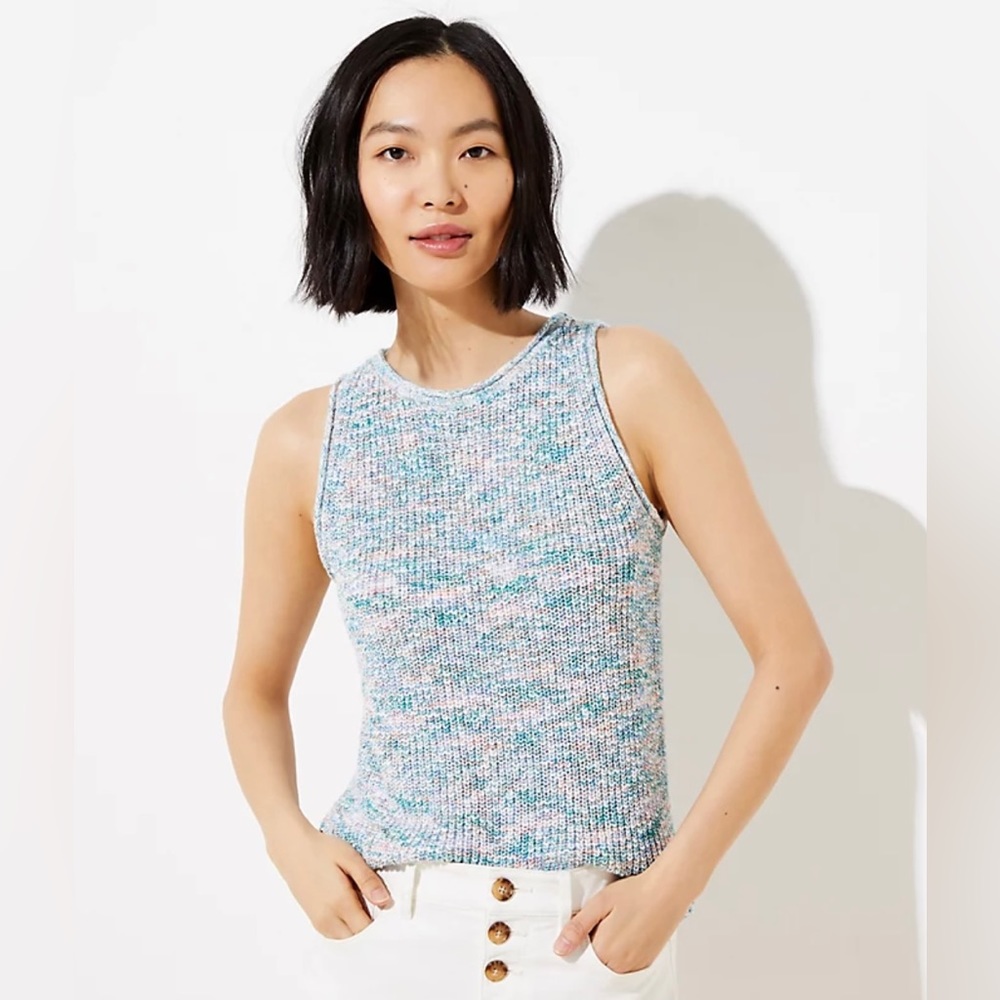 NWT Loft Spacedye Sweater Tank Size Small